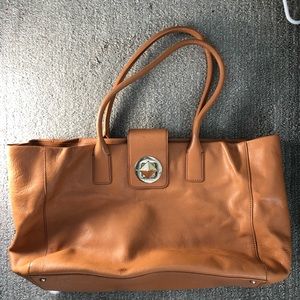 Tan leather Kate Spade tote